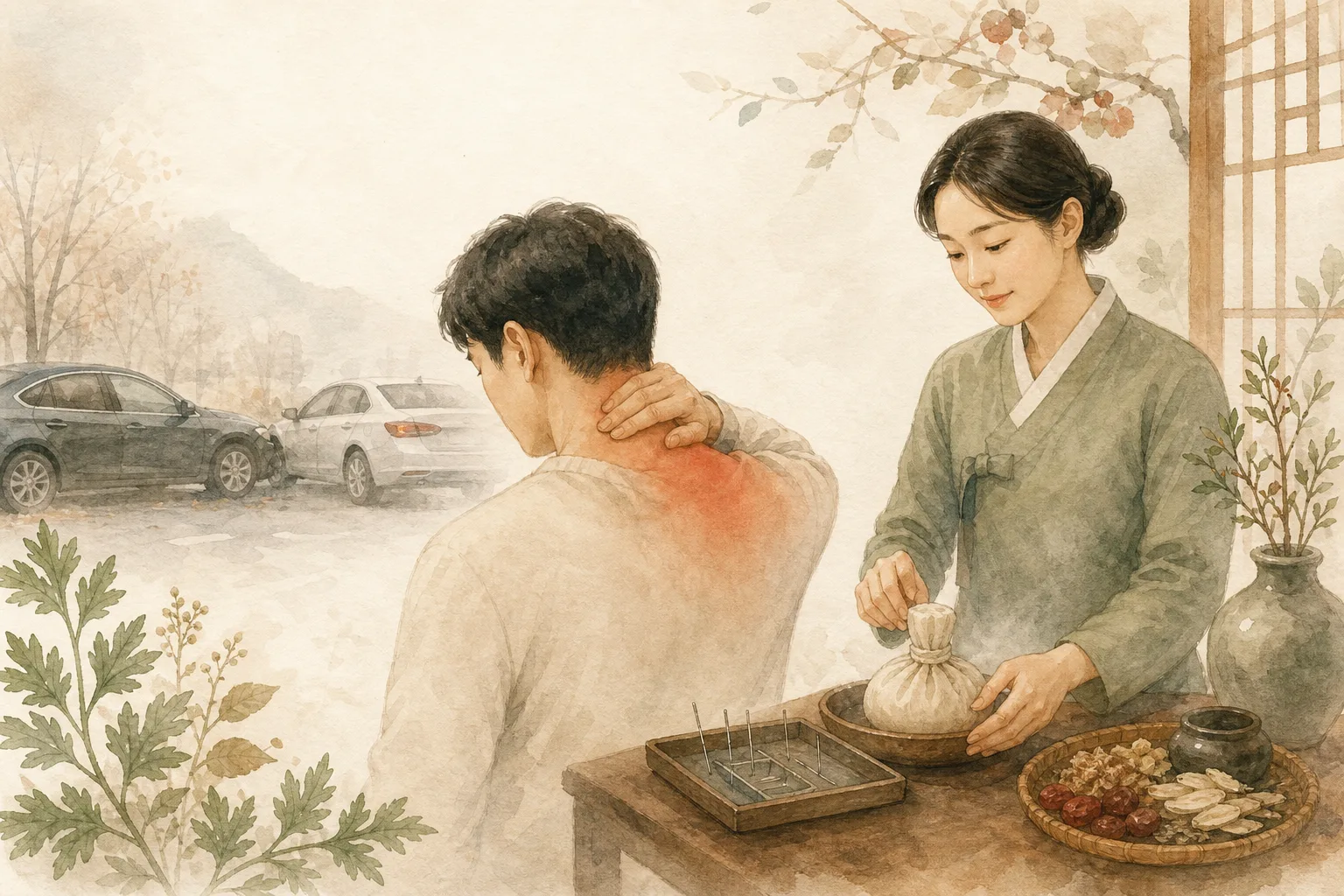 교통사고 후 계속되는 근육통, 봉천동 한의원이 알려드리는 관리법